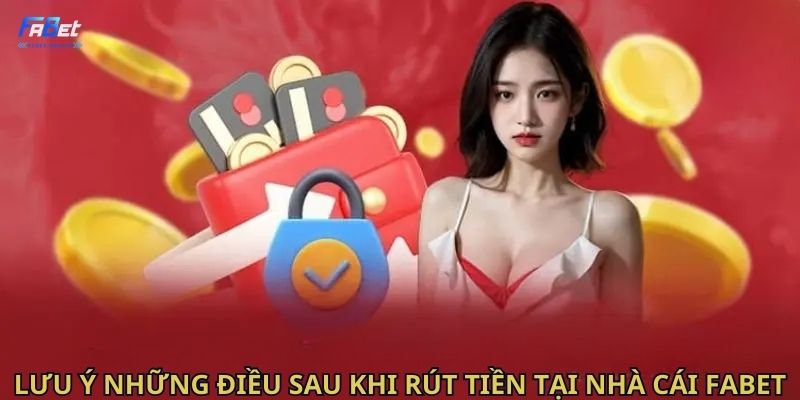 Lưu ý những điều sau khi rút tiền tại nhà cái Fabet