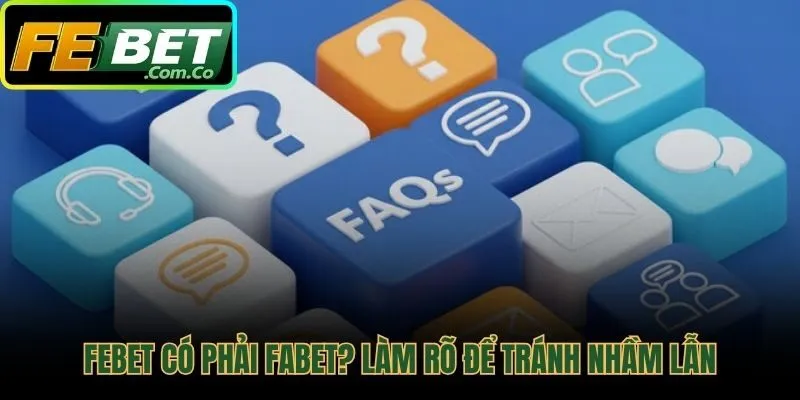 Giấy phép hoạt động phân biệt FEBET và thương hiệu khác