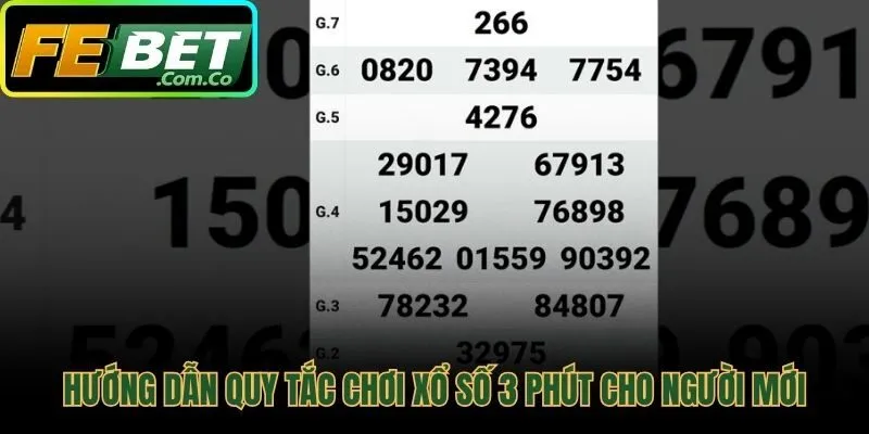 Hướng dẫn cược xổ số miền Bắc 3 phút qua 3 bước