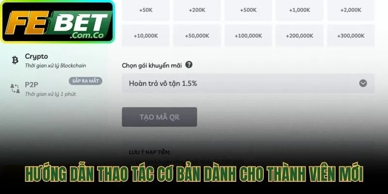 Quy trình toàn tập từ đăng ký, đăng nhập cho và cài đặt ứng dụng Febet